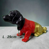 Gartenfigur Dackel Hund Fußball WM 2026 Limited Edition Deutschland dekofigur hundefigur 