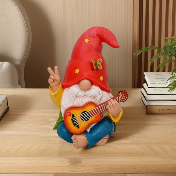 gartenzwerg mit gitarre musiker-zwerg wichtel-mit-gitarre 