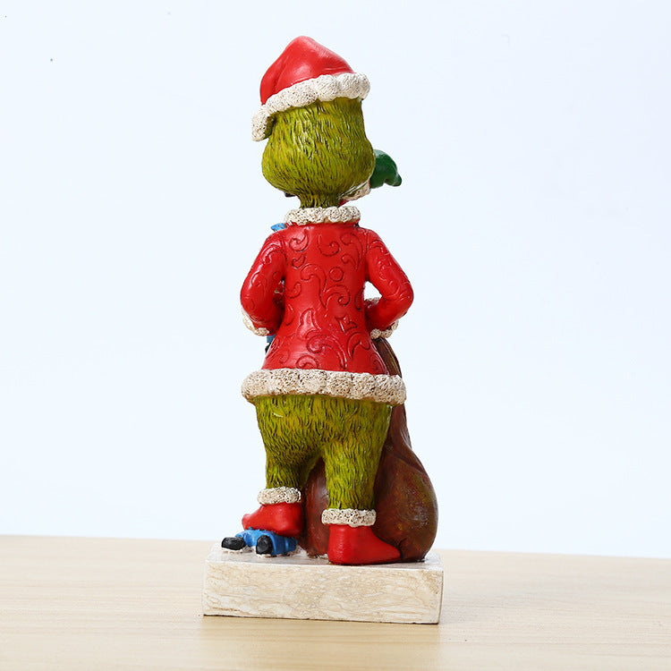 Dekofigur Weihnachtsmann Grinch Gartenzwerge online kaufen – SEWAS Gartenzwerge