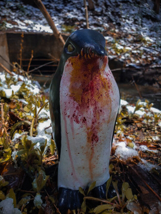 Wirklich gruselige Horror Deko-Tiere - außergewöhnliche Gartenfiguren aus Kunstharz - Spaßgeschenk - Perfekte Deko für Party oder Hallowee