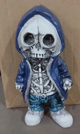 Dekofigur Skelett Totenkopf - 4 Stück zur Auswahl