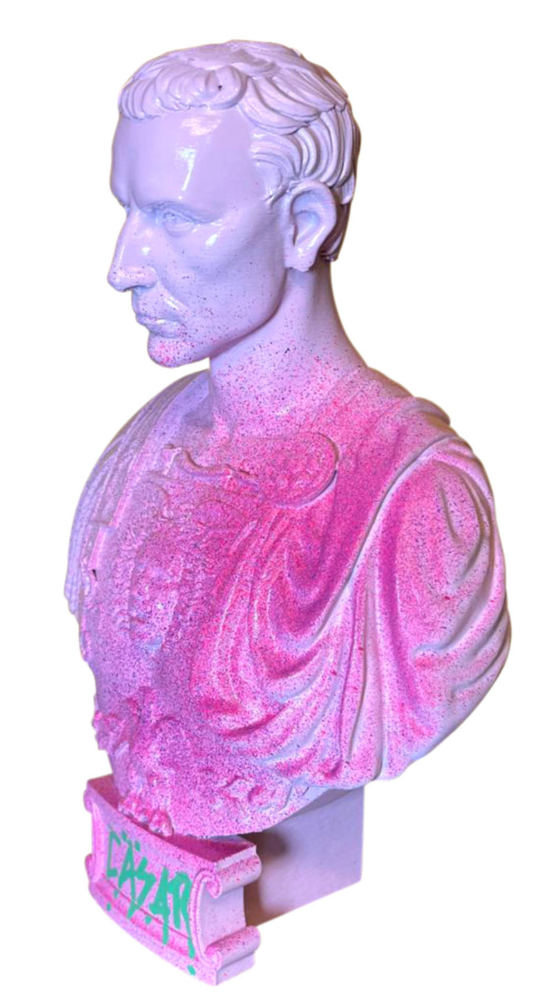 Statue Büste Pop Art Pop-Art Dekfigur julius-cesar kunst kunstgebilde 