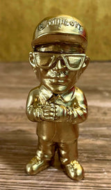 Dekofigur Actionfigur Gartenfigur Eazy Eric Wright NWA Compton Hip Hop Legende Gold Staute