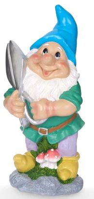 Gartenzwerg gartenfigur groß xxl 42cm haustür deko willkommensschild SEWAS-gartenzwerge