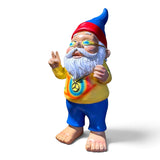 gartenzwerg hippie peace-bruder dekofigur besonderes-geschenk