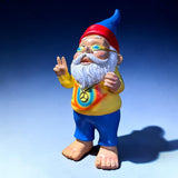 gartenzwerg hippie peace-bruder dekofigur besonderes-geschenk