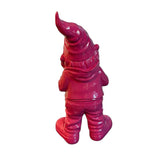 SEWAS Gartenzwerg gartenfigur pink pink-glossy gnome gardengnome dekofigur