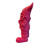 SEWAS Gartenzwerg gartenfigur pink pink-glossy gnome gardengnome dekofigur