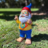 gartenzwerg hippie kiffer dekofigur gartenfigur gnome garden-gnome 