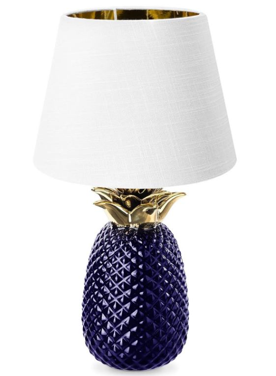 Tischleuchte Lampe Schlafzimmerlampe Arbeitslampe Ananaslampe Dekolampe Kolonial SEWAS wohnzimmerlampe 40 cm ananas design