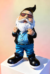 gartenzwerg peace-kette gartenfigur geschenkidee dekofigur gnome garden-gnome