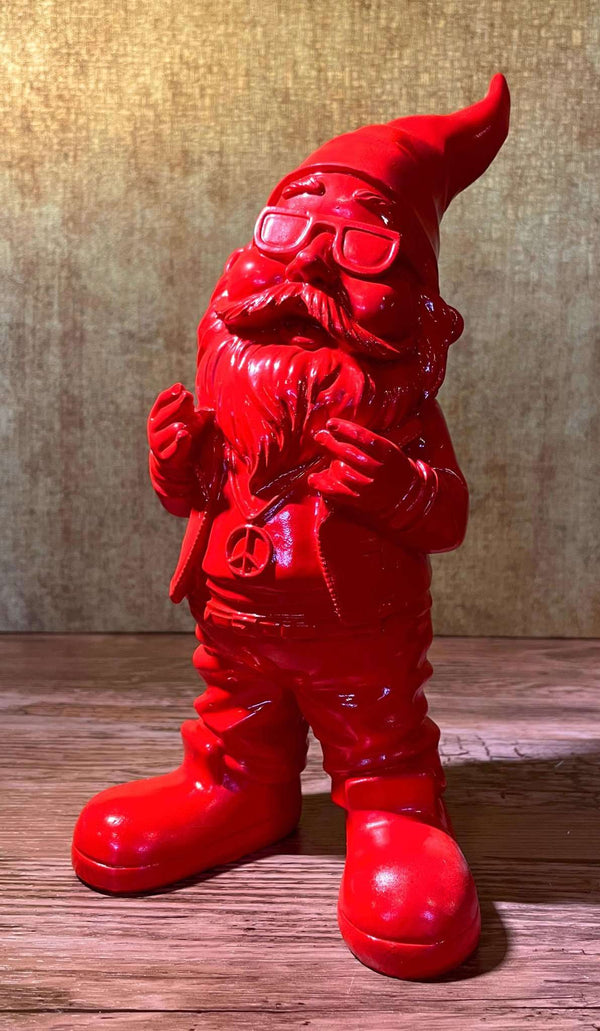 Gartenzwerg rot gartenfigur dekofigur wetterfest SEWAS