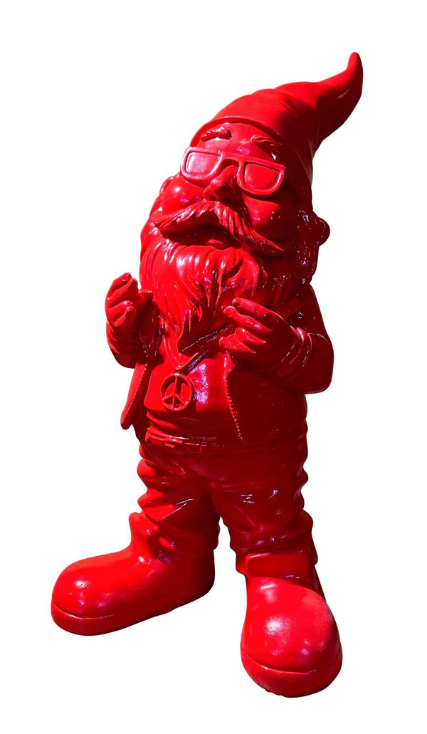 Gartenzwerg rot gartenfigur dekofigur wetterfest SEWAS