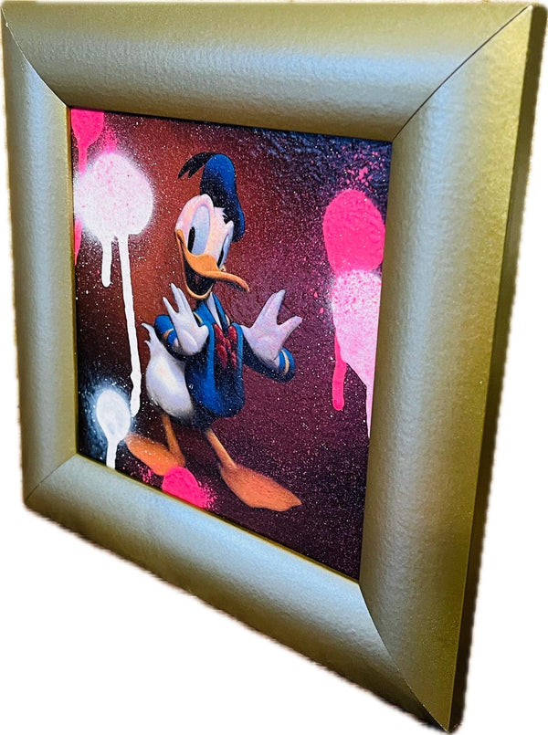 Wandbild donald duck popart kunsdruck kunstbild street art SEWAS