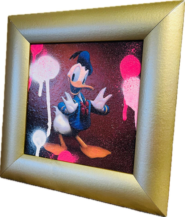 Wandbild donald duck popart kunsdruck kunstbild street art SEWAS