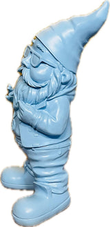 Gartenzwerg himmelblau blau babyblau blue grün gartenfigur dekofigur wetterfest SEWAS