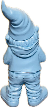 Gartenzwerg himmelblau blau babyblau blue grün gartenfigur dekofigur wetterfest SEWAS