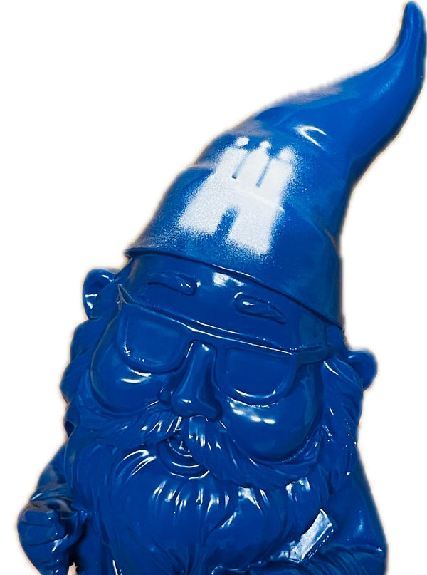 Gartenzwerg blau weiss hamburg wappen gartenfigur garden gnome wichtel wetterfest Dekofigur SEWAS