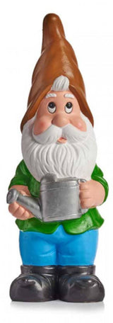 Gartenzwerg Gartenfigur 50cm groß Mütze Braun Gießkanne Wichtel SEWAS