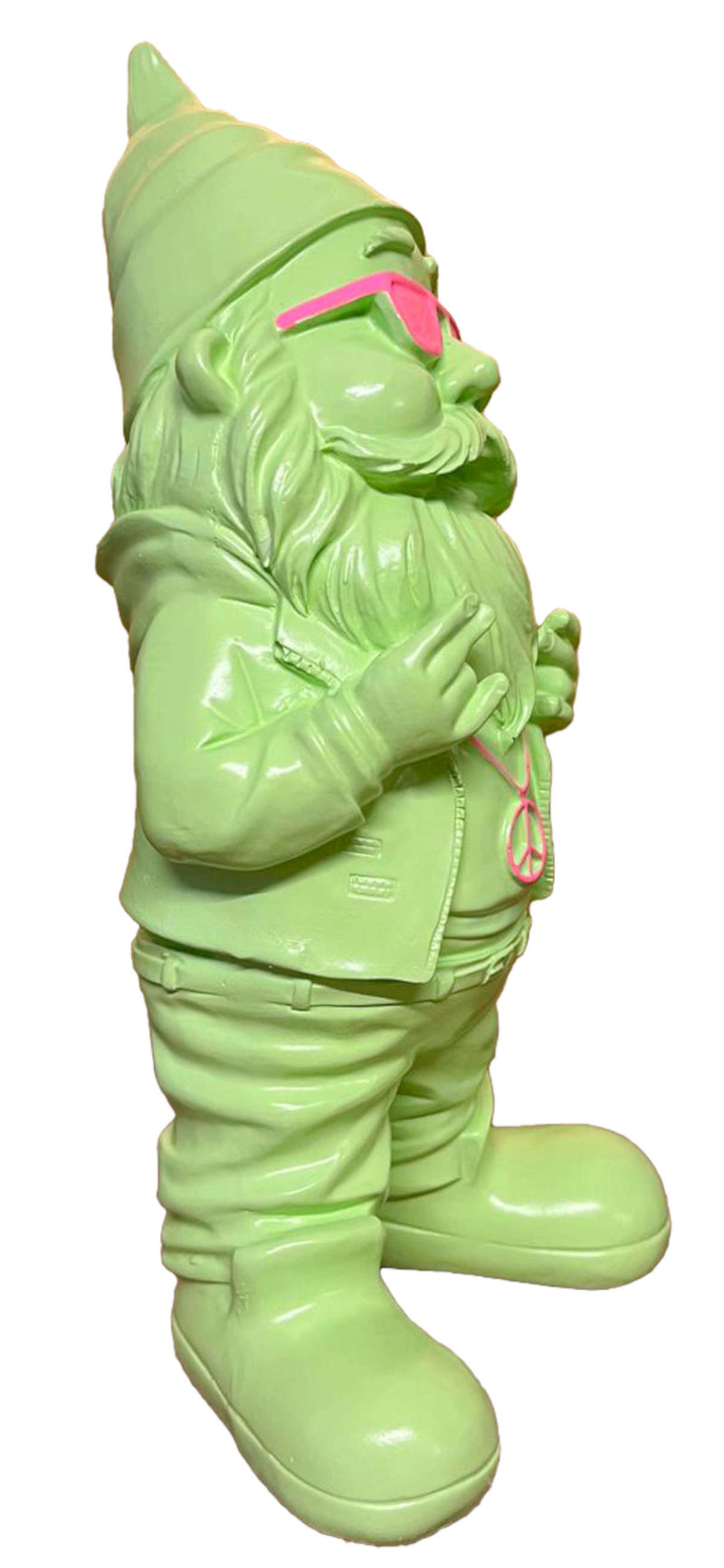 gartenzwerg gartenfigur zwerg dwarf gnome sewas-gartenzwerge sewas pastellgrün-pink