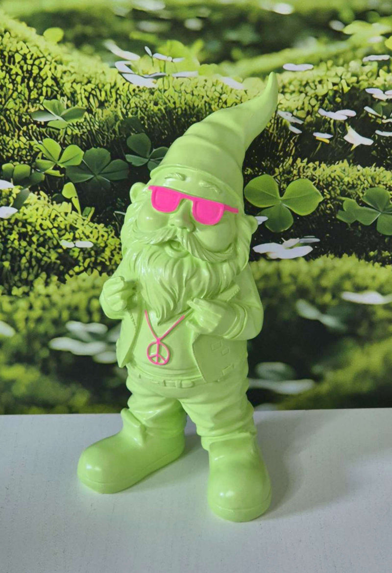 gartenzwerg gartenfigur zwerg dwarf gnome sewas-gartenzwerge sewas pastellgrün-pink