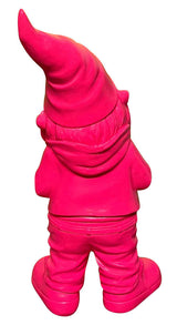 Gartenzwerg Pink Gold lustig Pride wetterfest Dekofigur SEWAS