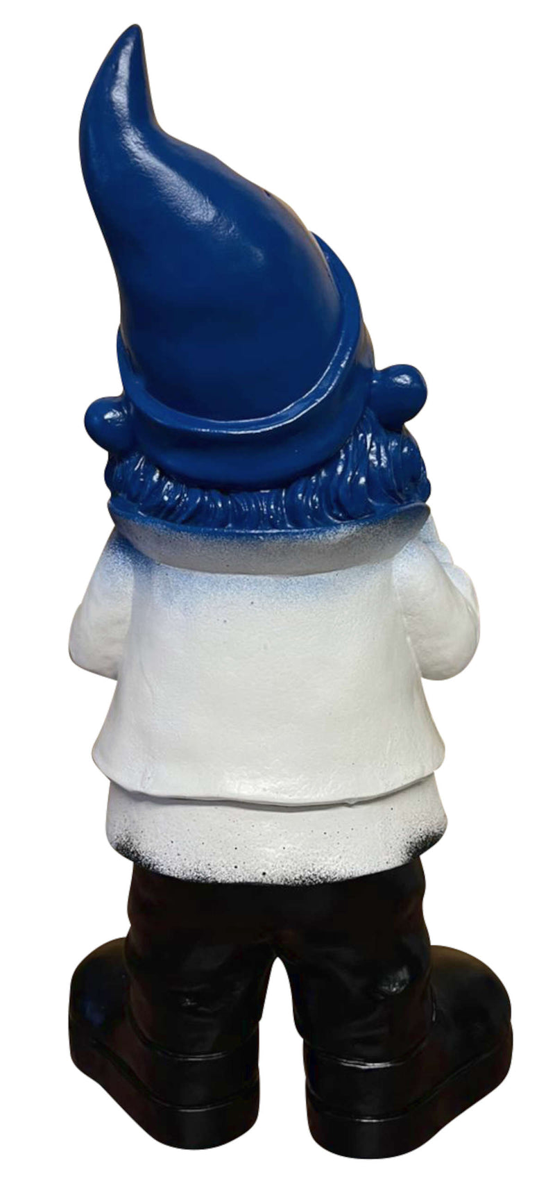 Gartenzwerg gartenfigur groß rocker 40cm welcome deko haustür deko willkommensschild schwarz-weiß-blau