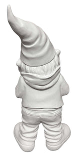 Gartenzwerg Weiß gartenfigur dekofigur wetterfest dekofigur geschenkidee weihnachtsdeko weihnachtsmann SEWAS