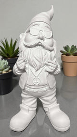 Gartenzwerg Weiß gartenfigur dekofigur wetterfest dekofigur geschenkidee weihnachtsdeko weihnachtsmann SEWAS