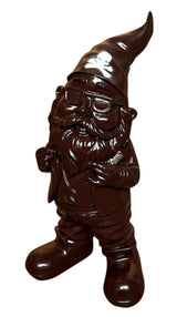 Gartenzwerg braun mit Totenkopf St.Pauli Hamburg  gartenfigur garden gnome wichtel wetterfest Dekofigur SEWAS