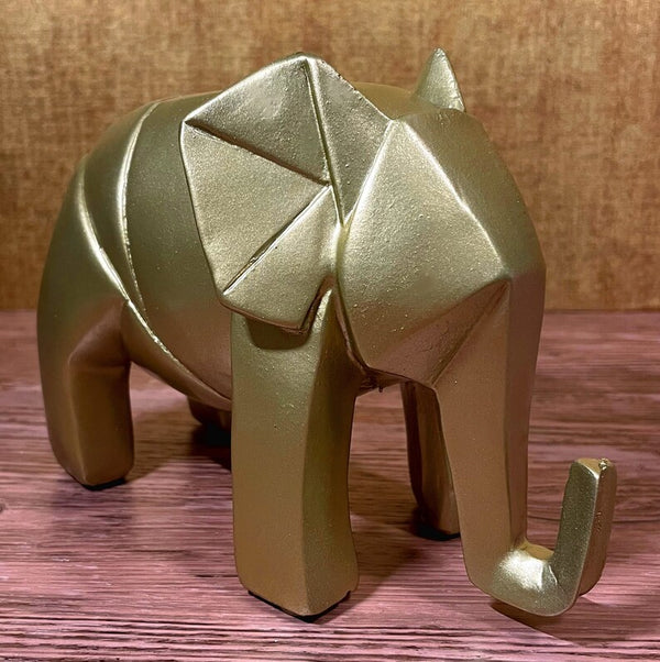 Dekofigur gartenfigur elefant elephant gold SEWAS gartenzwerge