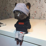 hund dekofigur welpe hundebaby hundejacke hundstofftier