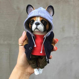 hund dekofigur welpe hundebaby hundejacke hundstofftier