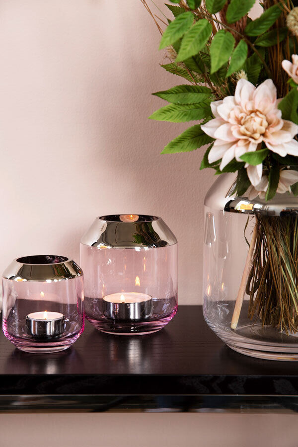 Teelichthalter Windlicht Glas