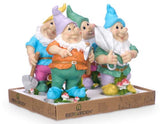 Gartenzwerg gartenfigur groß xxl 42cm haustür deko willkommensschild SEWAS-gartenzwerge