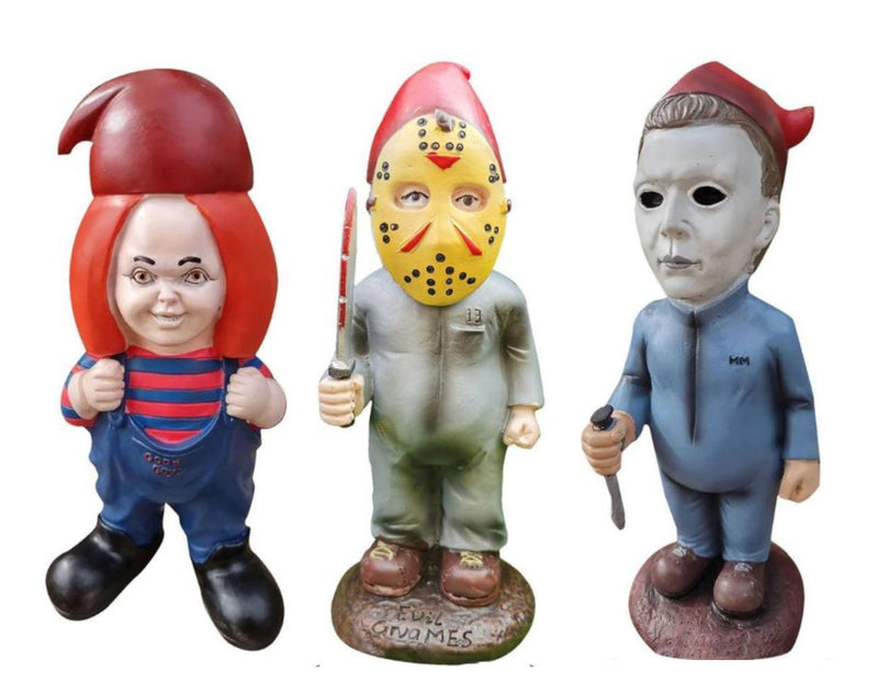 gartenzwerge gartenfigur horror halloween jason freitag der 13te SEWAS dekofigur 